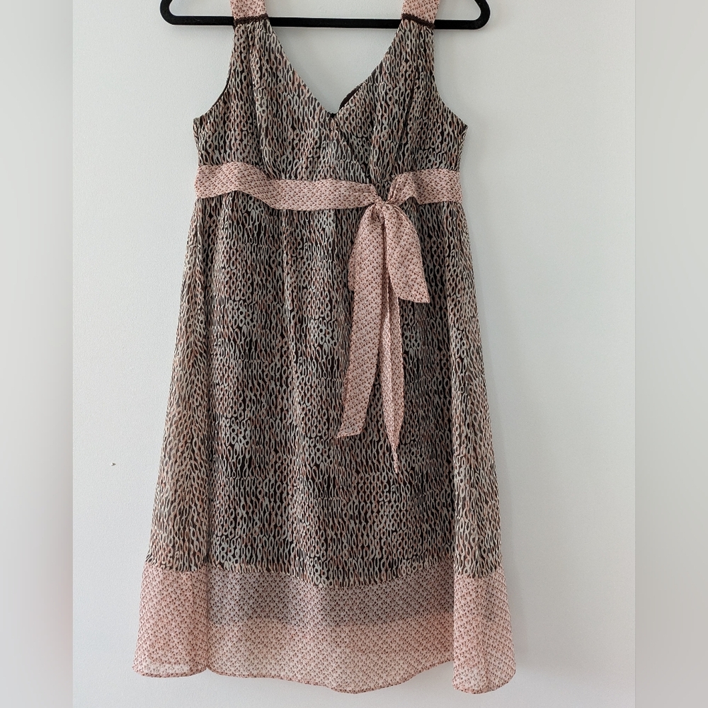 US S 90s Vintage DBY Babydoll Midi Knee Length Dress